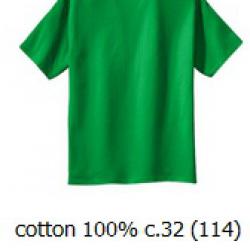 ขายส่งเสื้อสีพื้น ขายส่งเสื้อยืดเปล่าสีเขียวไมโล เสื้อยืดคอกลม ผ้าCotton100 C32 คุณภาพดี เนื้อนุ่ม 093-632-6441