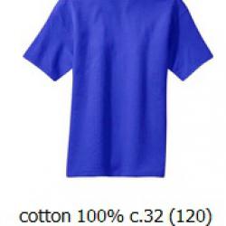 ขายส่งเสื้อสีพื้น ขายส่งเสื้อยืดเปล่าสีน้ำเงิน เสื้อยืดคอกลม ผ้าCotton100 C32 คุณภาพดี เนื้อนุ่ม 093-632-6441