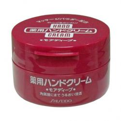 Shiseido Hand Cream Medicated More Deep 100 g. ครีมทามือกระปุกแดงจากชิเซโด้ ด้วยเนื้อเจลกับเม็ดบีทส้มที่ช่วยขัดผิวที่เสีย และช่วยให้เจลซึบซาบได้อย่างรวดเร็วและกักเก็บความชื้นตลอดทั้งวันด้วย พร้อมสารสกัด3ชนิดที่ช่วยบำรุงมือ ที่ซึบซาบอย่างล่ำลึก