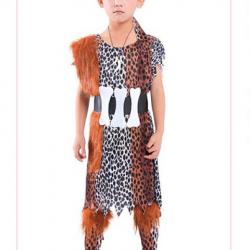 7C178 ชุดเด็ก ชุดมนุษย์หิน ชุดคนป่า ชุดอินเดียนแดง ชุดอินเดียแดง ชุดมนุษย์ถ้ำ ชุดเมาคลีล่าสัตว์ อินเดียแดง ชุดมนุษย์กินคน Stone Age Barbarian Costumes