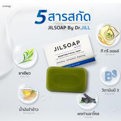 JILSOAP BOOSTING FACIAL SOAP By Dr.JiLL สบู่ล้างหน้า Boos ผิวใส ไร้รอยสิว1 ก้อน