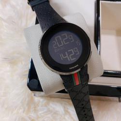 นาฬิกา แฟชั่น แบรนด์ Gucci Digital Watch สายยาง