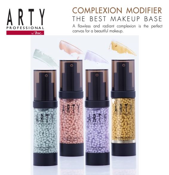 **พร้อมส่ง**ARTY Professional Complexion Modifier Brightening Make Up Base 15 ml. เบสปรับสภาพสีผิวผสมมอยส์เจอร์ไรเซอร์ชนิดพิเศษที่ออกแบบมาเพื่อปรับผิวหน้าของแต่ละสีผิวให้สว่างใสเป็นธรรมชาติที่ช่วยปรับผิวหน้าให้ดูสว่างกระจ่างในขึ้นทันที เป็นตัวช่วยที่ดีที่