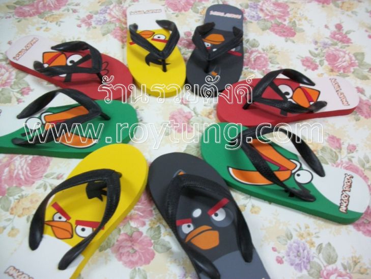 รองเท้าแฟชั่นลายการ์ตูน Angry Birds ขายถูก