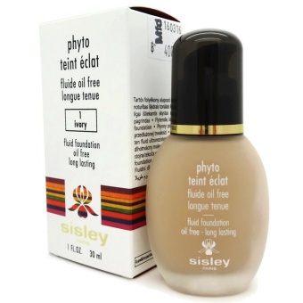 Sisley Phyto-Teint Eclat Oil-free Long-Wear Fluid Foundation 30ml. ครีมรองพื้นบำรุงผิวสูตรออยล์-ฟรี เพื่อผิวเนียนใสกระจ่างด้วยเนื้อสัมผัสบางเบา ปกปิดได้อย่างกลมกลืนกับผิว เกลี่ยง่าย เพื่อผิวเรียบเนียนกระจ่างใสอย่างเป็นธรรมชาติ 