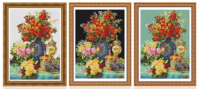 Flower vase (มี 3 สี)(พิมพ์ลาย)