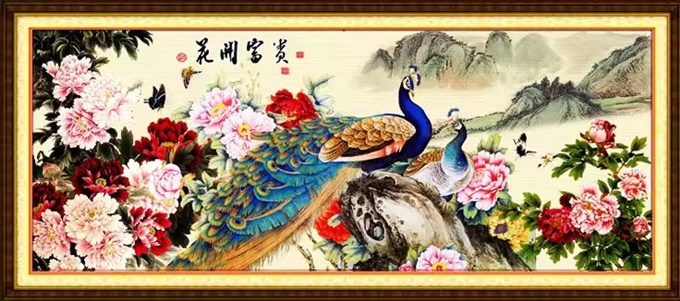 Peacock and Peony (พิมพ์ลาย)