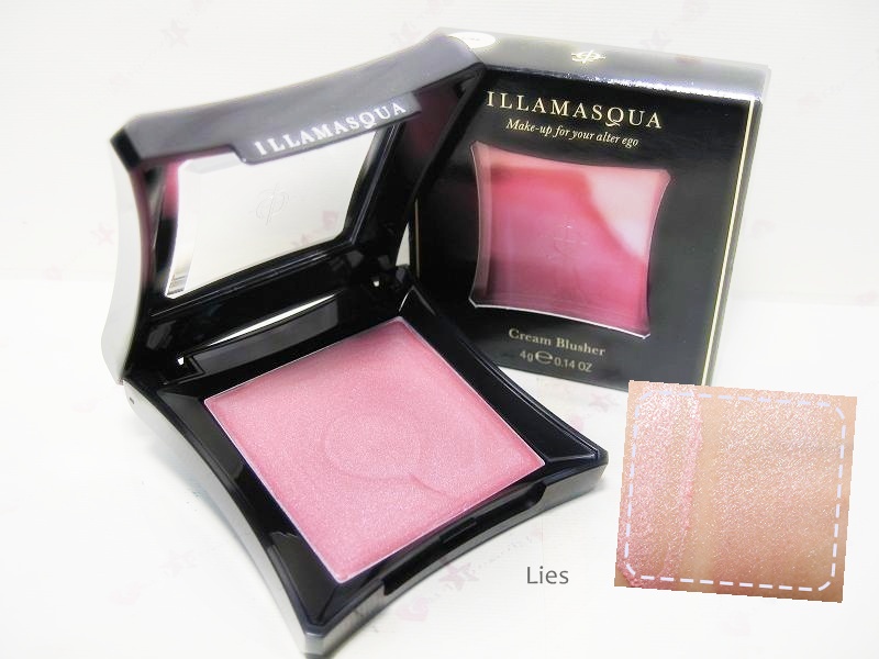 **พร้อมส่ง**ILLAMASQUA Cream Blusher # Lies สีชมพูประกายชิมเมอร์ อิลลามาสก้า บลัชออนเนื้อครีมสุดฮิต กระแสจากการรีวิววของโมเมค่ะ สีสวย เนื้อแน่น เม็ดสีเต็ม ใช้ทาได้ทั้งปาก ตาแก้ม ไม่กระจุกเป็นคราบค่ะ