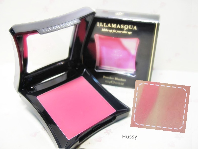 **พร้อมส่ง**ILLAMASQUA Powder Blusher #Hussy สีชมพูอมแดง อิลลามาสก้า บลัชออนสุดฮิต กระแสจากการรีวิวของโมเมค่ะ บลัชเนื้อแน่น สีสวย ติดทน คุณภาพดี สีไม่เพี้ยน 