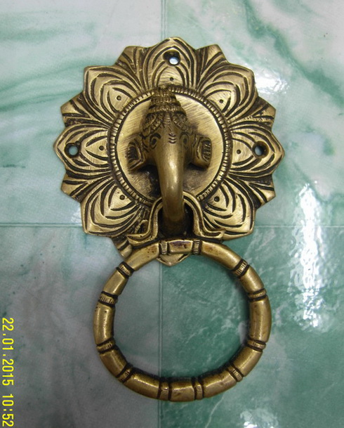 H008 มือจับประตูเนื้อสัมฤทธิ์ Door Handle