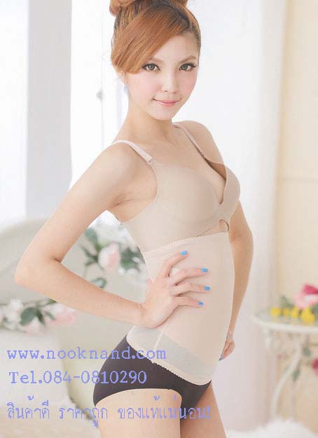 ปลอกรัดเอวเนื้อบางเบา ยี่ห้อ Tapping beauty