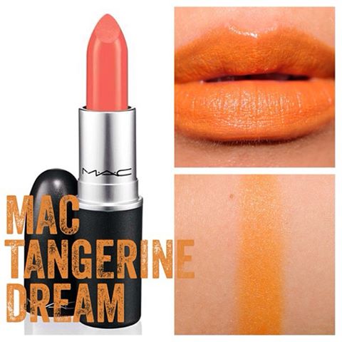 MAC Lustre Lipstick #Tangerine Dream ลิปโทนสีส้ม สีที่ไม่เคยตกยุค จะหยิบมาทาเมื่อไหร่ก็เกิดค่ะ