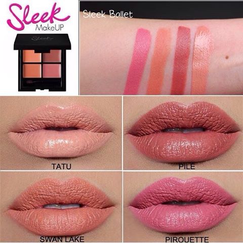 **พร้อมส่ง**Sleek Lip 4 Lipstick Palette # Ballet 858 ลิปพาเลทใหมล่าสุด 4 สี เฉดสีนู้ดอมชมพู เพื่อการ Mix and Match ที่สนุกสนานยิ่งขึ้น โดยในพาเลทได้รวบรวมลิปสติกเนื้อแมทช์, ลิปกรอส, สิปเนื้อซาติน, ลิปสีสวยคมชัด ติดทนนาน คุณภาพเทียบเท่าแบรนด์ดังระดับ Hi  