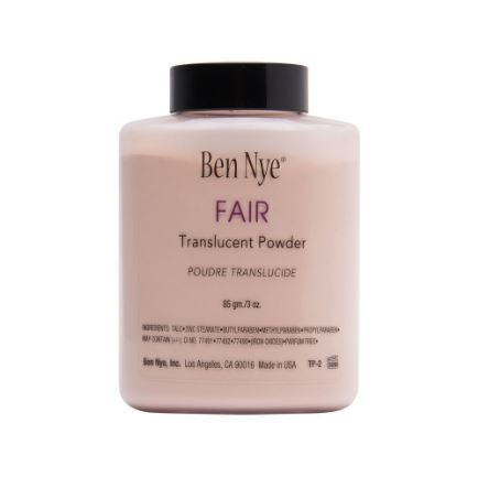 *พร้อมส่ง*Ben Nye Fair Translucent Powder ใหญ่ 85 gm./3 oz. แป้งฝุ่นโทนสีเนื้ออมชมพู ใช้ในการเซ็ตรองพื้นให้ติดทนนานยิ่งขึ้น ผิวหน้าเรียบเนียนดูเป็นธรรมชาติ เหมาะสำหรับผิวเฉดกลาง เป็นแป้งฝุ่นสำหรับใช้หลังลงรองพื้น หรือใช้ทาปกติก็ได้ค่ะ คุมมัน 