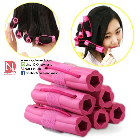 Night set curler โรลม้วนผมสำหรับทำผมลอนขณะนอนหลับ ไม่ทำให้เจ็บหัว นอนสบายตลอดคืนตื่นมาก็มีผมเป็นลอนสวย