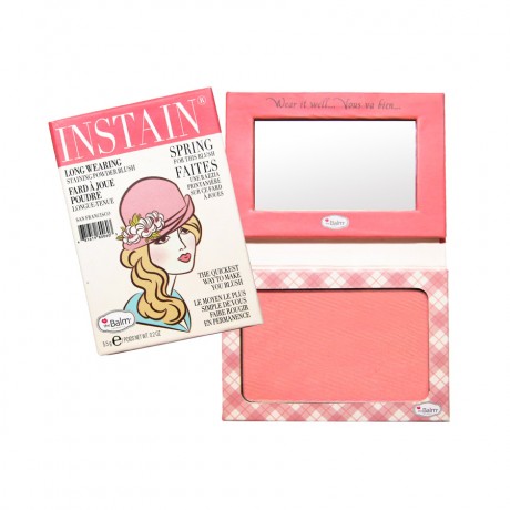 The Balm INSTAIN Long-Wearing Staining Powder Blush #Argyle สีนู้คชมพู บลัชออนคอลเลคชั่นใหม่จาก The Balm ที่จะช่วยเนรมิตพวงแก้มของคุณให้สวย โดดเด่นกว่าใคร พร้อมสีที่ติดทนนานตั้งแต่เช้าจรดเย็น สมกับสโลแกน ปัดเช้า เย็นฉ่ำ นานกว่า 8 