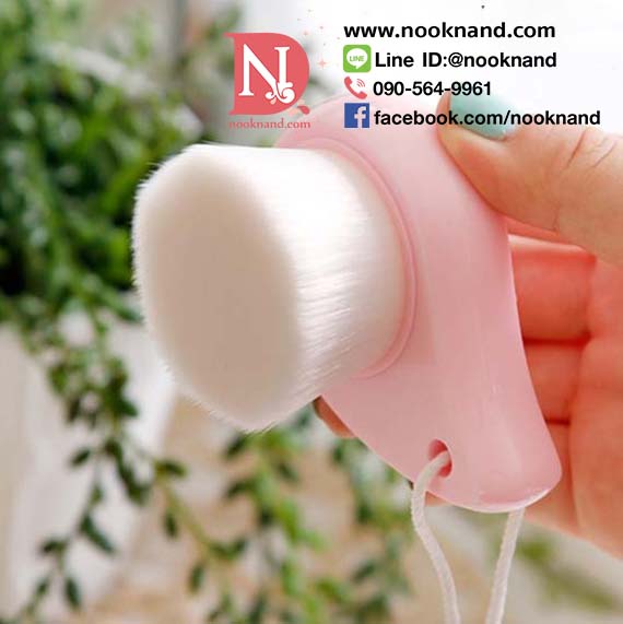 facial brush pore brush cleaser แปรงทำความสะอาดผิวหน้าชนิดนุ่มพิเศษสำหรับล้างเครื่องสำอางค์อย่างหมดจด