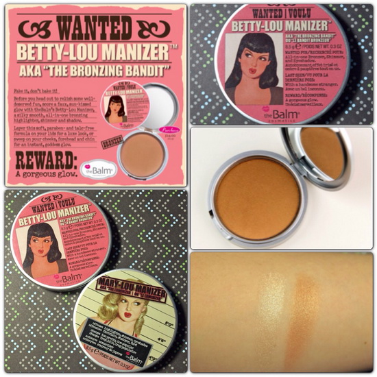The Balm Betty-Lou Manizer 8.5g.บรอนเซอร์ตัวใหม่ล่าสุด ที่คุณโมเมเลือกใช้ สามารถใช้ปัดเป็นบลัชออนได้ สำหรับคนที่ชอบแนวสีแทนยอดนิยมกับการทำเฉดดิ้งให้หน้าเล็กเรียวและเพิ่มสันจมูกให้โด่งได้โดยไม่ต้องศัลยกรรมสีน้ำตาลวิ้งนิดๆ เพื่อให้ผิวดูสุขภาพดีย