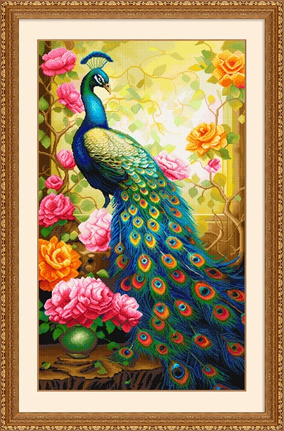 Rose peacock (พิมพ์ลาย)