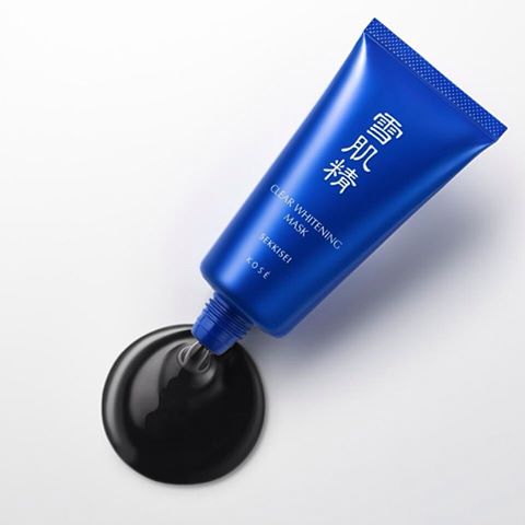 Kose Sekkisei Clear Whitening Mask ขนาดทดลอง 10 ml. มาส์กดำที่ช่่วยลอกความหมองคล้ำ สิ่งอุดตันรูขุมขน และสิ้วเสี้ยนได้อย่างสะอาดหมดจด ช่วยกระชับรูขุมขนและควบคุมความมันบนใบหน้า เผยผิวให้ขาวกระจ่างใส่กว่าที่เคย 