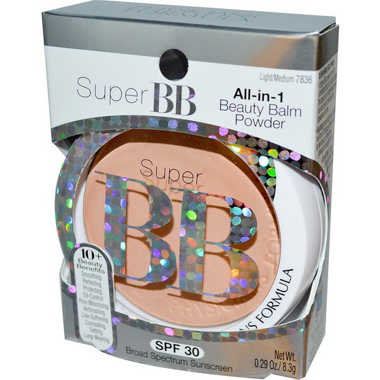 **พร้อมส่ง**Physicians Formula Super BB All-in-1 Beauty Balm Powder # Light/Medium แป้ง Super BB แป้งเนื้อเบาบางผสมบีบีครีมช่วยปกปิดริ้วรอยบนหน้า พร้อมด้วย SPF30 ปกป้องผิวหน้าจากแสงแดดระหว่างวัน ดูธรรมชาติไม่หนาค่ะ ผสานคุณสมบัติเด่น ปกป้องผิวจากรังสี UV ต