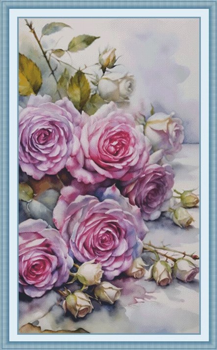 Pink rose (พิมพ์ลาย)