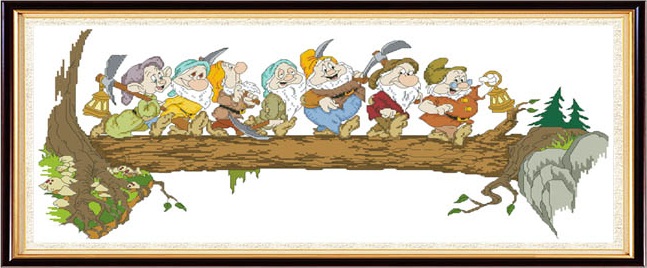 Seven Dwarfs (ไม่พิมพ์ลาย)