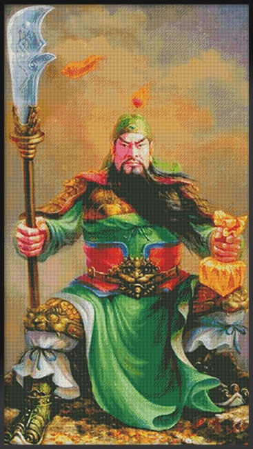 กวนอู Guan Yu (ไม่พิมพ์/พิมพ์ลาย)