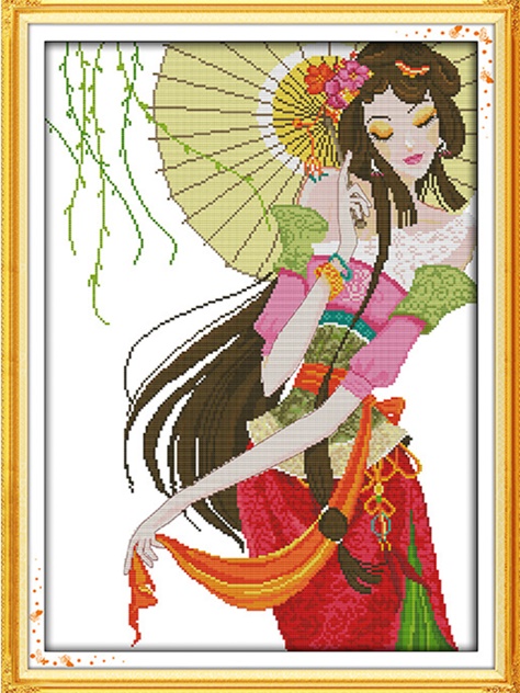 Dancing girl (ไม่พิมพ์/พิมพ์ลาย)