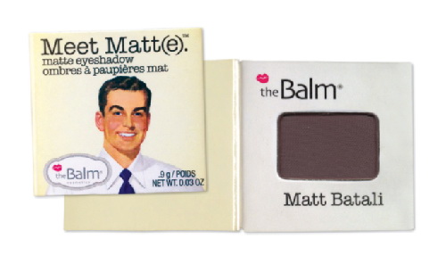 **พร้อมส่ง**The Balm Meet Matt(e) : Matt Batali Eyeshadow ขนาดทดลอง 0.9g. สีน้ำตาลเข้มอมเทา อายแชโดว์เนื้อ Matte สีสวยจาก theBalm สำหรับสาวๆ ที่ชอบเนื้อด้าน ไม่มีวิ้งค่ะ เนื้อสีติดทน แต่งง่าย Matt Batali จะไว้คัดเบ้า แต่งสโม๊กกี้อาย หรือเบลนทั่วเปลือกตา ห