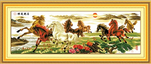 Eight horses (พิมพ์ลาย)