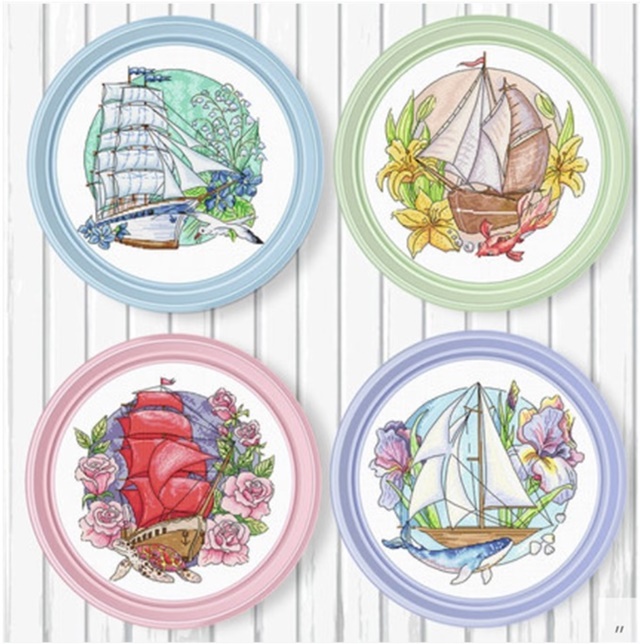 Sailboat (ไม่พิมพ์/พิมพ์ลาย)