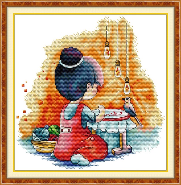 Embroidery girl (ไม่พิม์/พิมพ์ลาย)