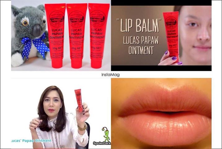 Lucas Papaw Ointment ลิปหลอดแดงสุดฮิต  ลิปปลาม์ขี้ผึ้งดีๆ ที่สาวๆ ควรมีพกไว้ในกระเป๋า 