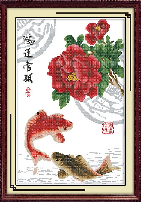 Fishs and Rose (ไม่พิมพ์/พิมพ์ลาย)