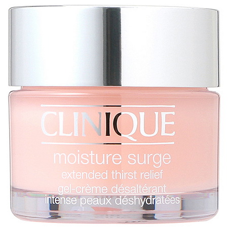 CLINIQUE Moisture Surge Extended Thirst Relief 15ml. ครีมเจลเติมความชุ่มชื่นให้ผิวที่กระหายน้ำได้ทันที พร้อมยังช่วยผ่อนคลายผิวให้สบาย และนุ่มเนียน ช่วยสร้างประสิทธิภาพในการรักษาสมดุลของน้ำให้ผิว และเก็บกักความชุ่มชื่นนั้นไว้กับผิวได้ยาวนานกว่า