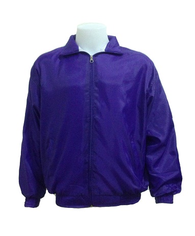 Jacket แจ็คเก็ตผ้าร่ม สีม่วง ขายส่งแจ็คเก็ตผ้าร่มราคาโรงงาน พร้อมรับสกรีน logo 093-632-6441