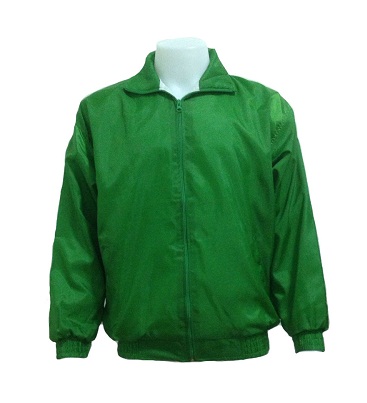 Jacket แจ็คเก็ตผ้าร่ม สีเขียว ขายส่งแจ็คเก็ตผ้าร่มราคาโรงงาน พร้อมรับสกรีน logo 093-632-6441