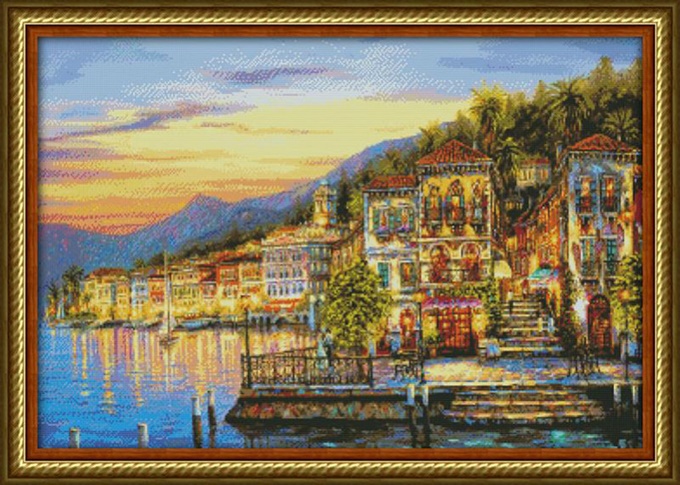 Seaside villas (ไม่พิมพ์/พิมพ์ลาย)