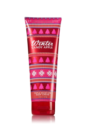 Bath & Body Works Winter Candy Apple 24 Hour Moisture Ultra Shea Body Cream 226g. บอดี้ครีมถนอมผิว กลิ่นหอมติดผิวกายนานตลอดวัน กลิ่นหอมแบบขนมๆกลิ่นแอปเปิ้ล หอมหวานน่ารักน่ากินเชียวคะ