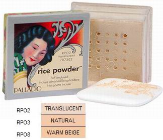 PALLADIO Rice Powder 17 g. แป้งข้าว ฮิตสุดขีด แบรนด์อเมริกา แป้งฝุ่น Rice Powder ส่วนผสมหลักสกัดจากธรรมชาติ และวิตามินนานาชนิด ช่วยดูดซับความมันส่วนเกินบนใบหน้า และบำรุงผิว ปรับค่า PH สมดุลให้ผิว ทำให้ไม่เกิดอาการแพ้ เนื้อเนียนละเอียด 