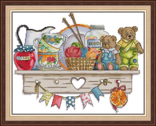 Bear Shelf (ไม่พิมพ์/พิมพ์ลาย)