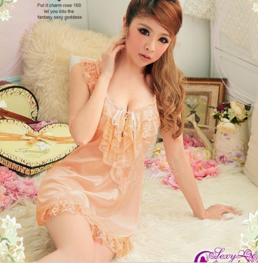 ชุดนอนเซ็กซี่ Sweet Orange (NW455)