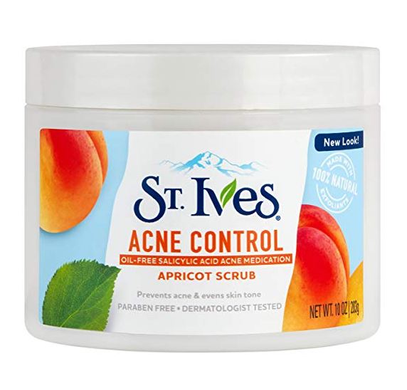 St.Ives Acne Control Apricot Scrub (New Look) 283 g. แพคเกจใหม่ กระปุกใหญ่สุดคุ้ม สครับสูตรพิเศษ จากแบรนด์สครับอันดับ 1 จากอเมริกา อุดมไปด้วยสารสกัดจากแอปริคอต ขจัดเซลล์ผิวเสื่อมสภาพ ขจัดสิวเสี้ยน ขจัดสิ่งสกปรกตกค้างในรูขุมขน กรดซาลิไซลิก ช่วย