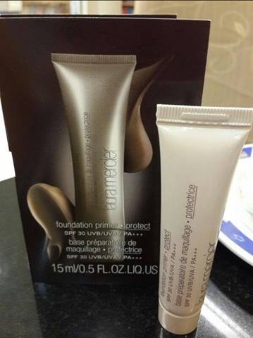 **พร้อมส่ง**สูตรใหม่!! ขนาดทดลอง Laura Mercier Foundation Primer Protect SPF30 UVB/UVB/PA+++ 15ml. ไพรเมอร์ตัวใหม่ที่รวบรวมทุกความต้องการในการแต่งหน้าให้สวยเพอร์เฟคไว้ในหนึ่งเดียว ด้วยเนื้อสัมผัส Gel-Cr&#232me ที่บางเบา ช่วยสร้างและเติมเต็ม ผิวหน้าให้