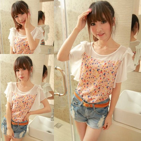 เสื้อแฟชั่น (พร้อมส่ง สีตามแบบ)