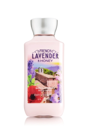 Bath & Body Works French Lavender & Honey Shea & Vitamin E Body Lotion 236 ml. โลชั่นบำรุงผิวสุดพิเศษ กลิ่นหอมของดอกลาเวนเดอร์ฝรั่งเศส ผสมกับดอกลิลลี่และ musk หอมนุ่มนวลน่าหลงไหล