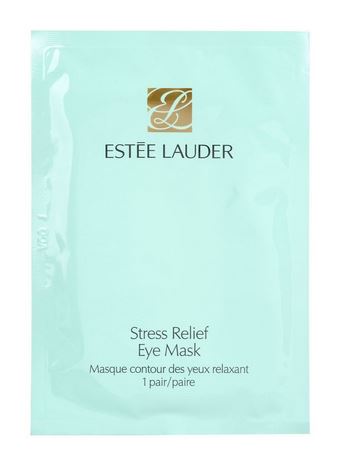 Estee Lauder Stress Relief Eye Mask 1 คู่ Eye Mask บำรุงผิวใต้ดวงตา สามารถฟื้นฟูทุกสภาพปัญหาที่เกิดขึ้นกับผิวใต้ดวงตาของคุณ สามารถบรรเทาอาการ ของการเกิดริ้วรอย อาการบวม หรือความหมองคล้ำ ที่เกิดจากความเครียดหรือความเหนื่อยล้า อีกทั้งยังเต็มไปด้