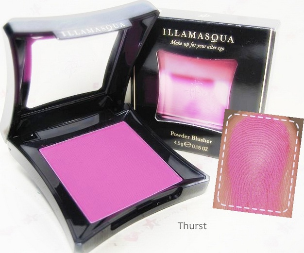 **พร้อมส่ง**ILLAMASQUA Powder Blusher #Thrust สีม่วงอมชมพูชิมเมอร์สีทองละเอียด อิลลามาสก้า บลัชออนสุดฮิต กระแสจากการรีวิวของโมเมค่ะ บลัชเนื้อแน่น สีสวย ติดทน คุณภาพดี สีไม่เพี้ยน 