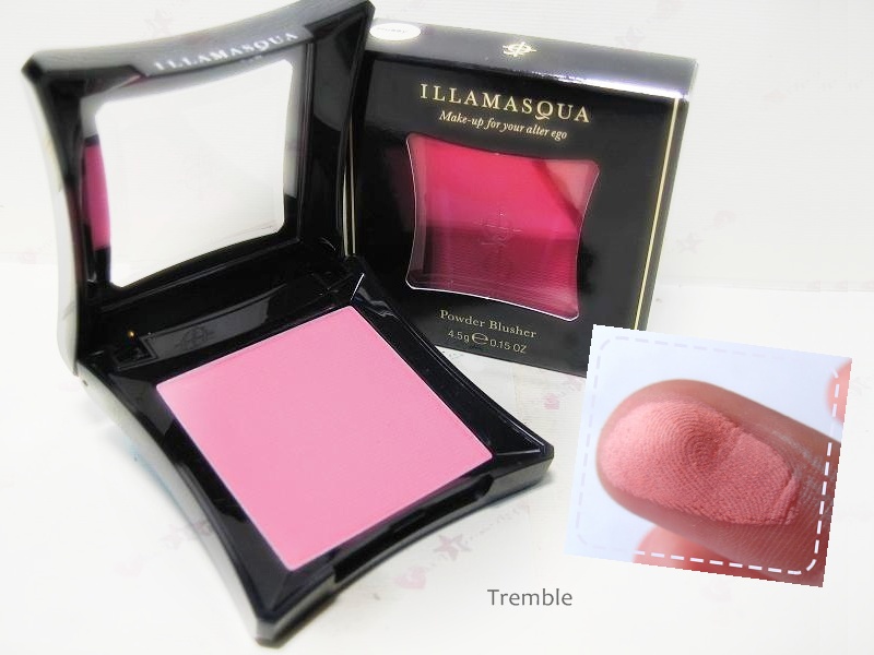 **พร้อมส่ง**ILLAMASQUA Powder Blusher #Tremble สีชมพูนมเย็น อิลลามาสก้า บลัชออนสุดฮิต กระแสจากการรีวิวของโมเมค่ะ บลัชเนื้อแน่น สีสวย ติดทน คุณภาพดี สีไม่เพี้ยน 